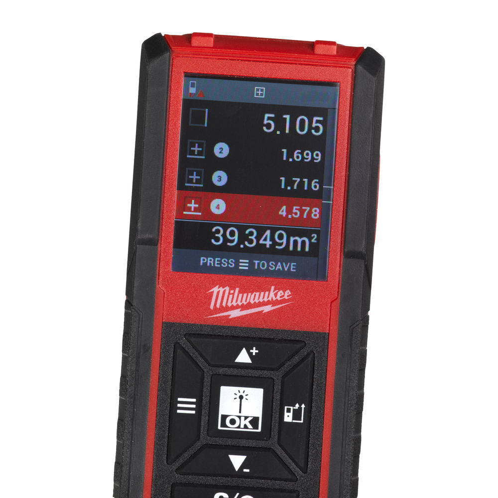 Milwaukee LDM45 - Distanziometro laser 45 metri con squadra per angoli