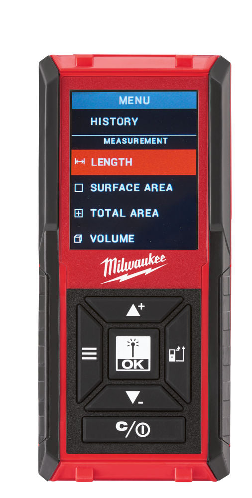 Milwaukee LDM45 - Distanziometro laser 45 metri con squadra per angoli