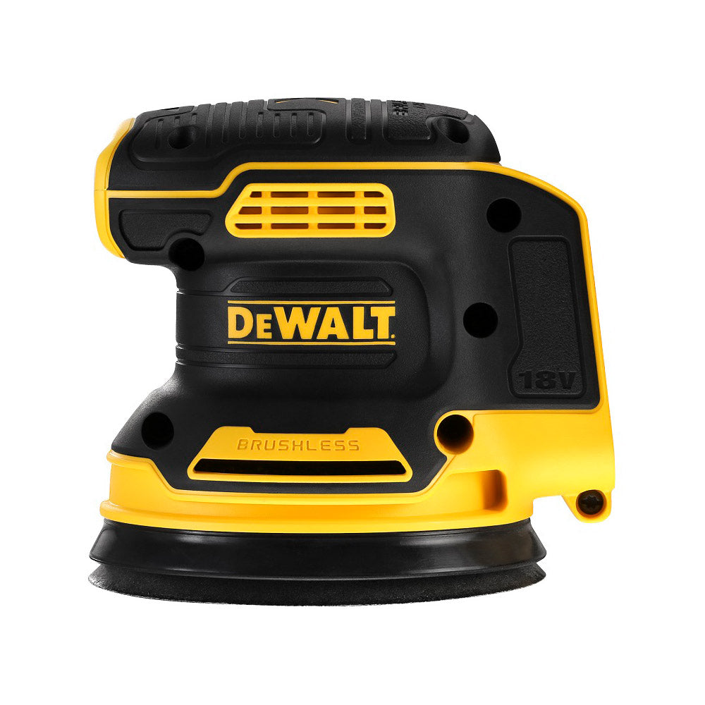 DEWALT DCW210NT - Levigatrice rotorbitale a batteria 18V brushless - solo corpo e valigetta