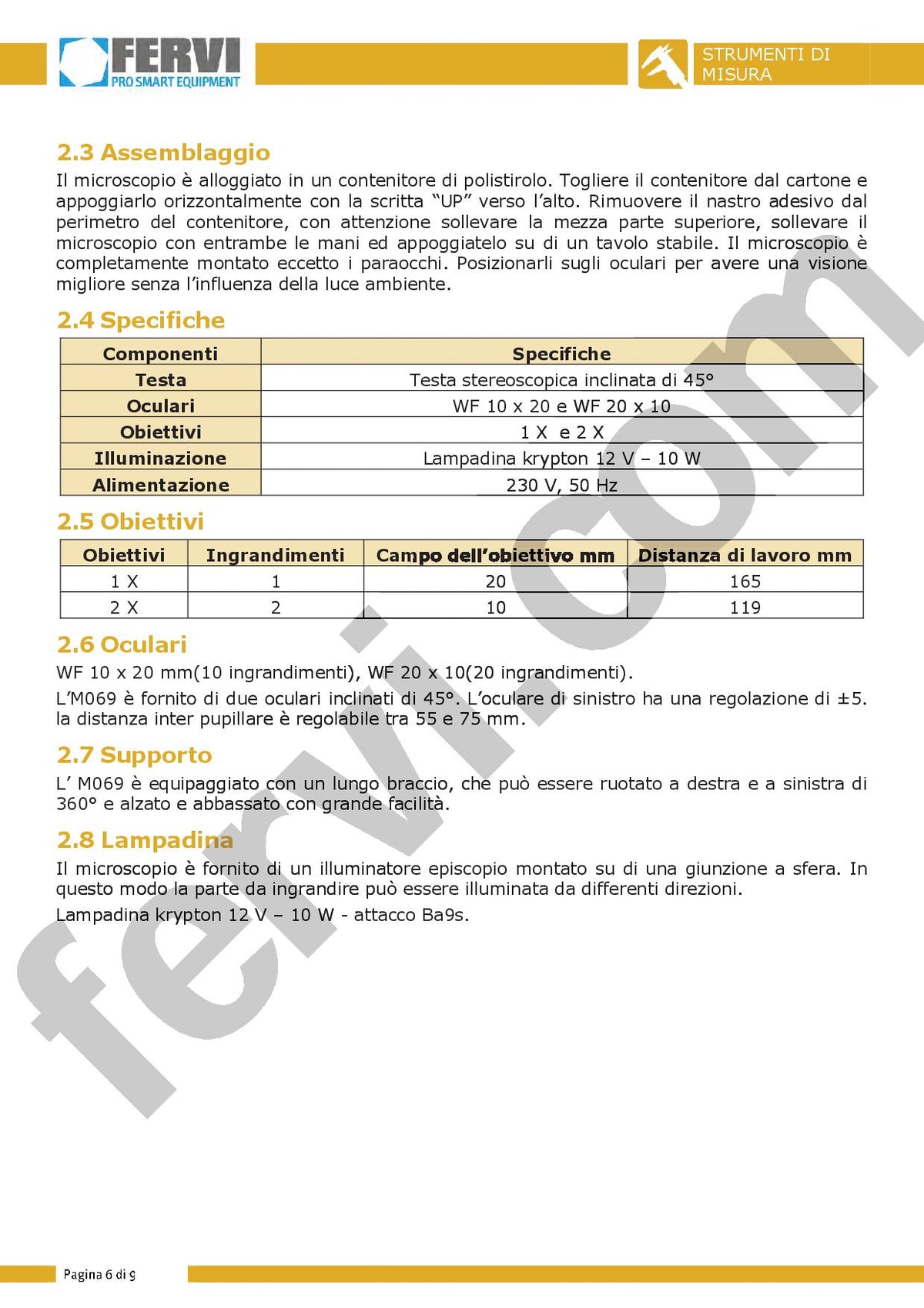 Fervi M069