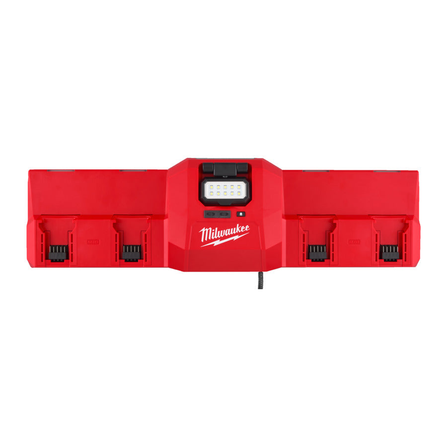 Milwaukee M12-18 GBC4 - Caricabatterie multiplo M12 M18 