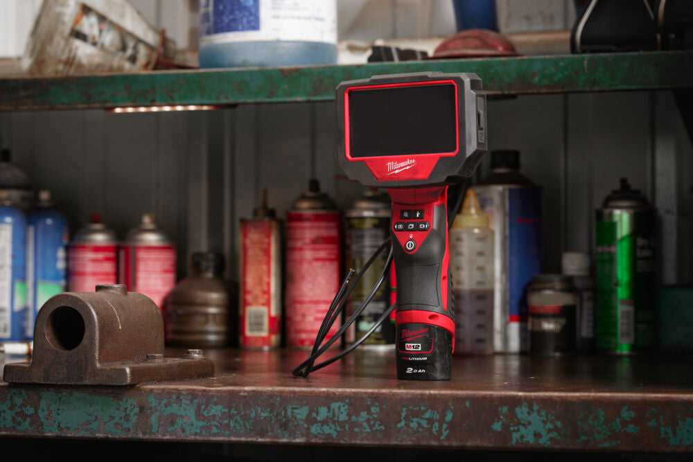 Milwaukee M12 ATB-0C - Videoscopio da ispezione per automotive a batteria 12V - solo corpo in valigetta