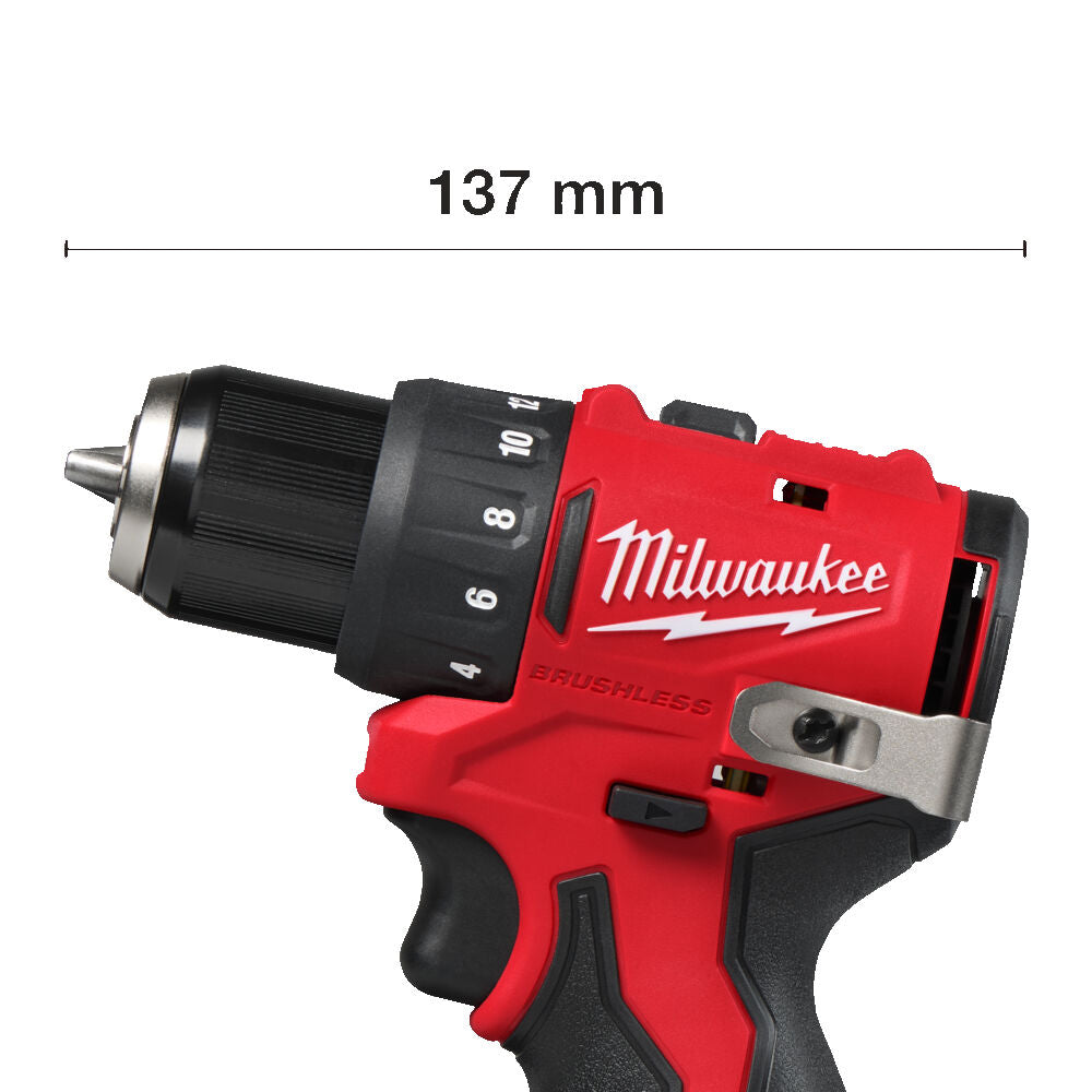 Milwaukee M12 BLDDRC-0 - Trapano avvitatore a batteria 12V - solo corpo 