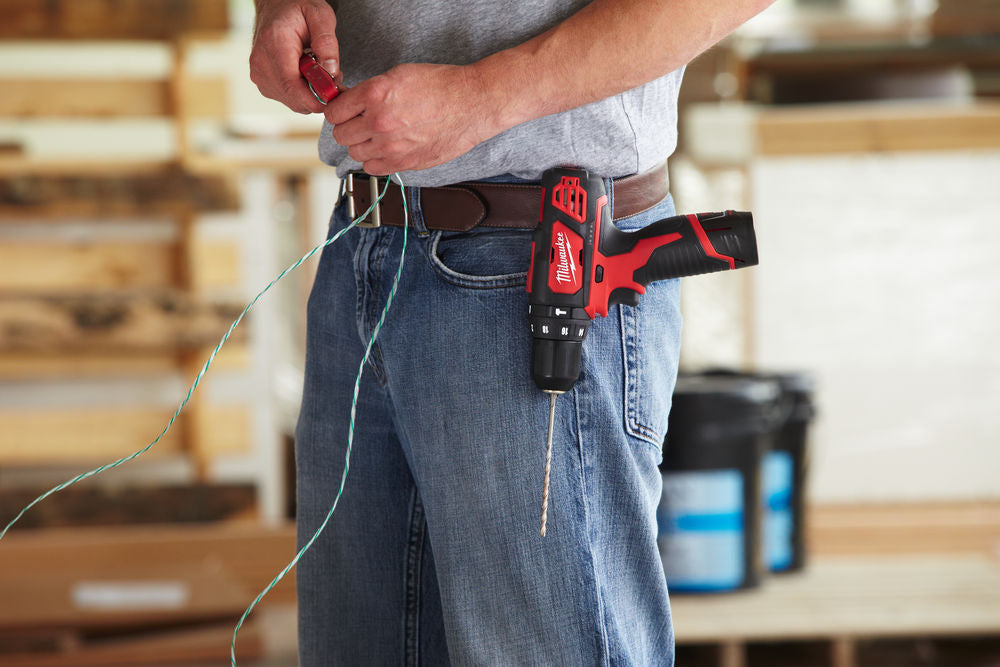 Milwaukee M12 BPP2A-203C - Kit 12V Trapano avvitatore con percussione e avvitatore ad impulsi