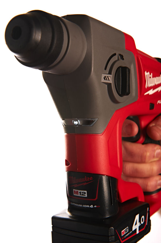 Milwaukee M12 CH-0 - Trapano tassellatore a batteria Fuel SDS-Plus - solo corpo 