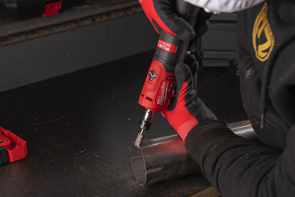Milwaukee M12 FDGS-0 - Smerigliatrice dritta a batteria 12V Fuel - Solo corpo macchina