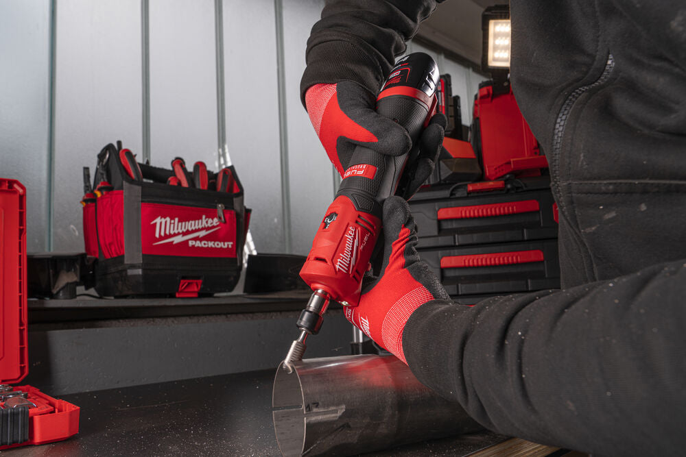 Milwaukee M12 FDGS-0 - Smerigliatrice dritta a batteria 12V Fuel - Solo corpo macchina