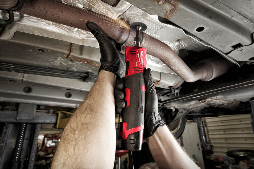 Milwaukee M12 FDGS-0 - Smerigliatrice dritta a batteria 12V Fuel - Solo corpo macchina