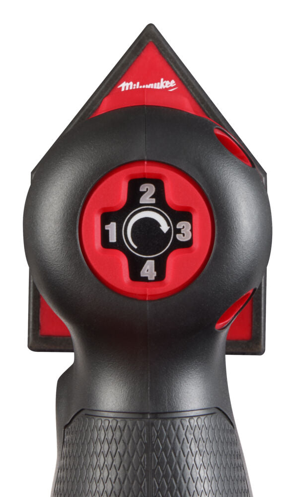Milwaukee M12 FDSS-422X - Levigatrice compatta a batteria a delta - 1 x 2Ah + 1 x 4Ah