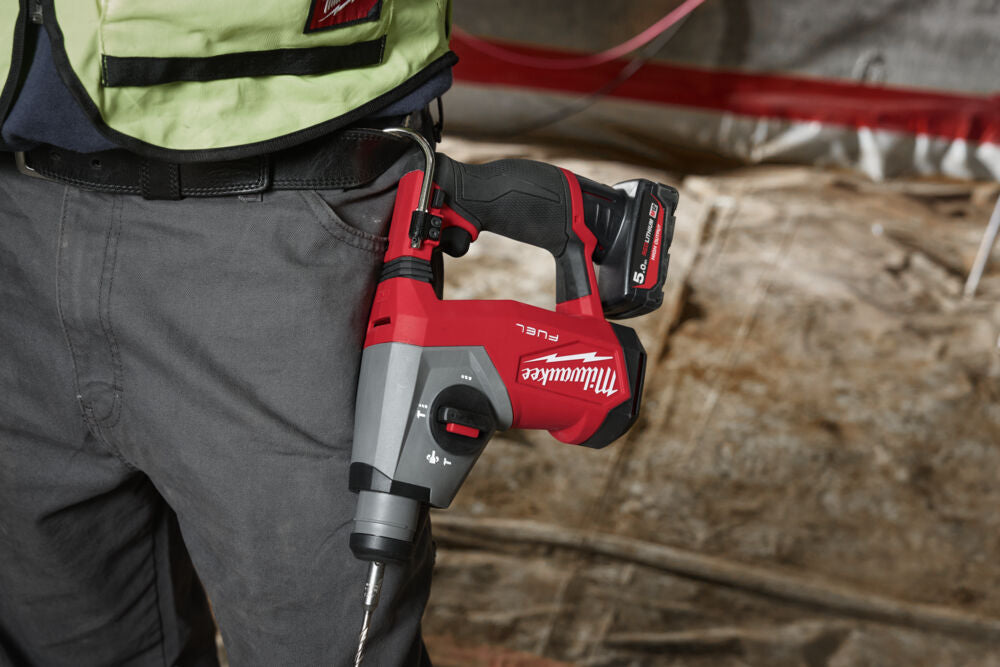 Milwaukee M12 FHAC16-0 - Tassellatore compatto SDS-Plus a batteria 12V - solo corpo 