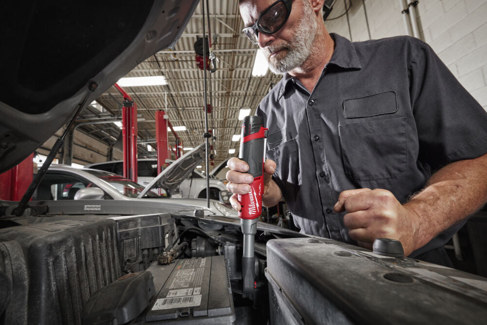 M12 M12FHIR14LR-0 - Cricchetto a batteria a testa lunga Fuel da 1/4" alta velocità, solo corpo