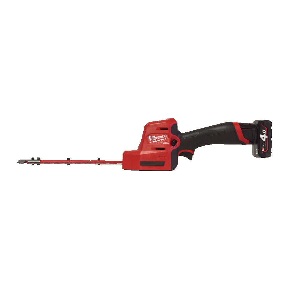 Milwaukee M12 FHT20-402 -Tagliasiepi compatto a batteria 12V, taglio 20 cm