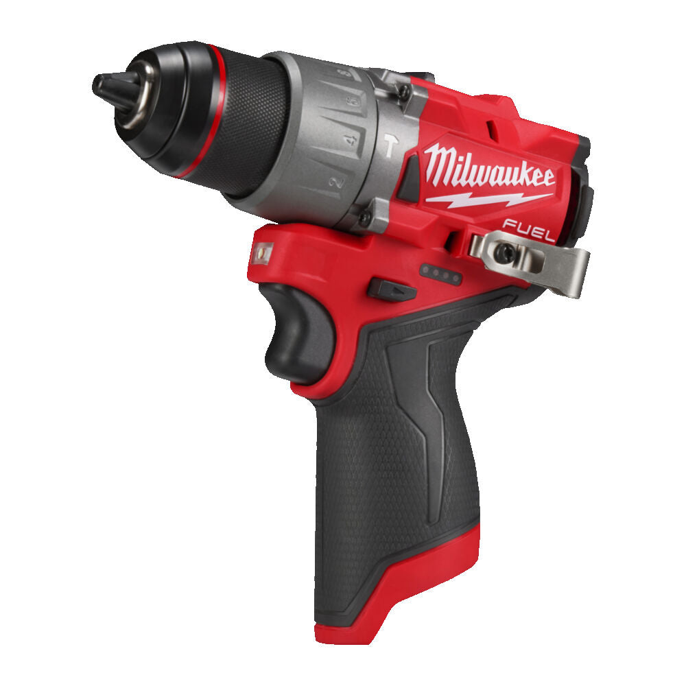 Milwaukee M12 FPD2-402X - Trapano avvitatore a batteria 12V con percussione - 2 x 4 Ah