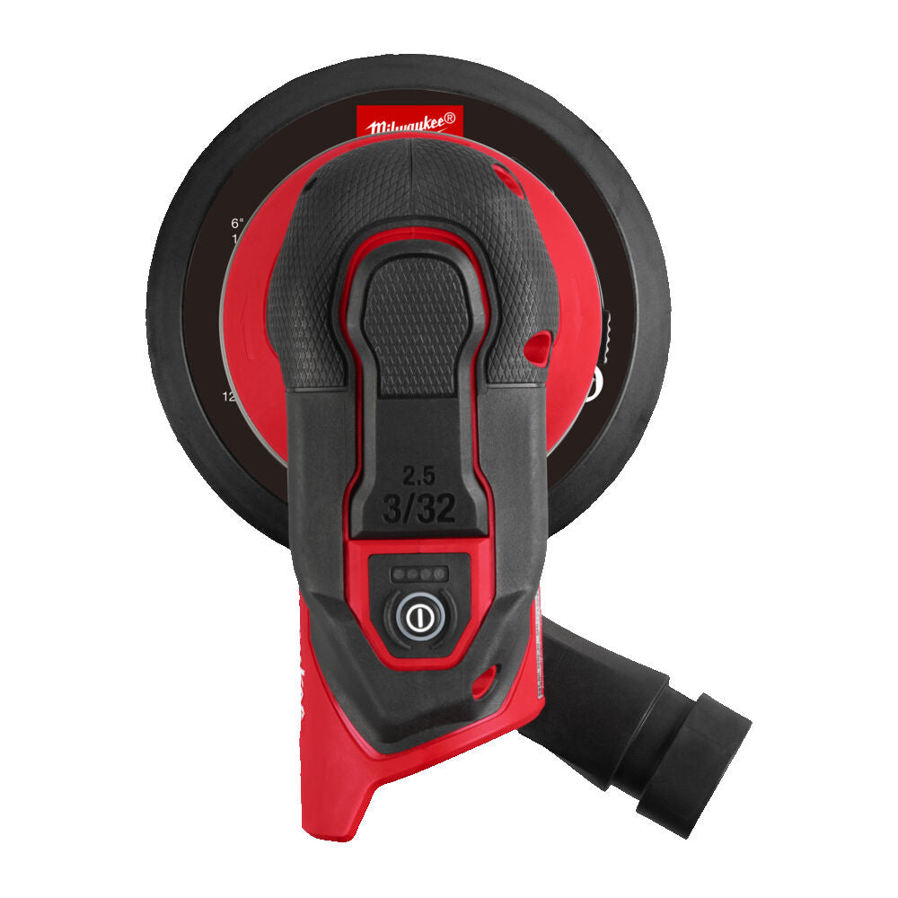 Milwaukee M12 FROS5-502X - Levigatrice palmare rotorbitale 150MM a batteria 12V - 2 x 5Ah