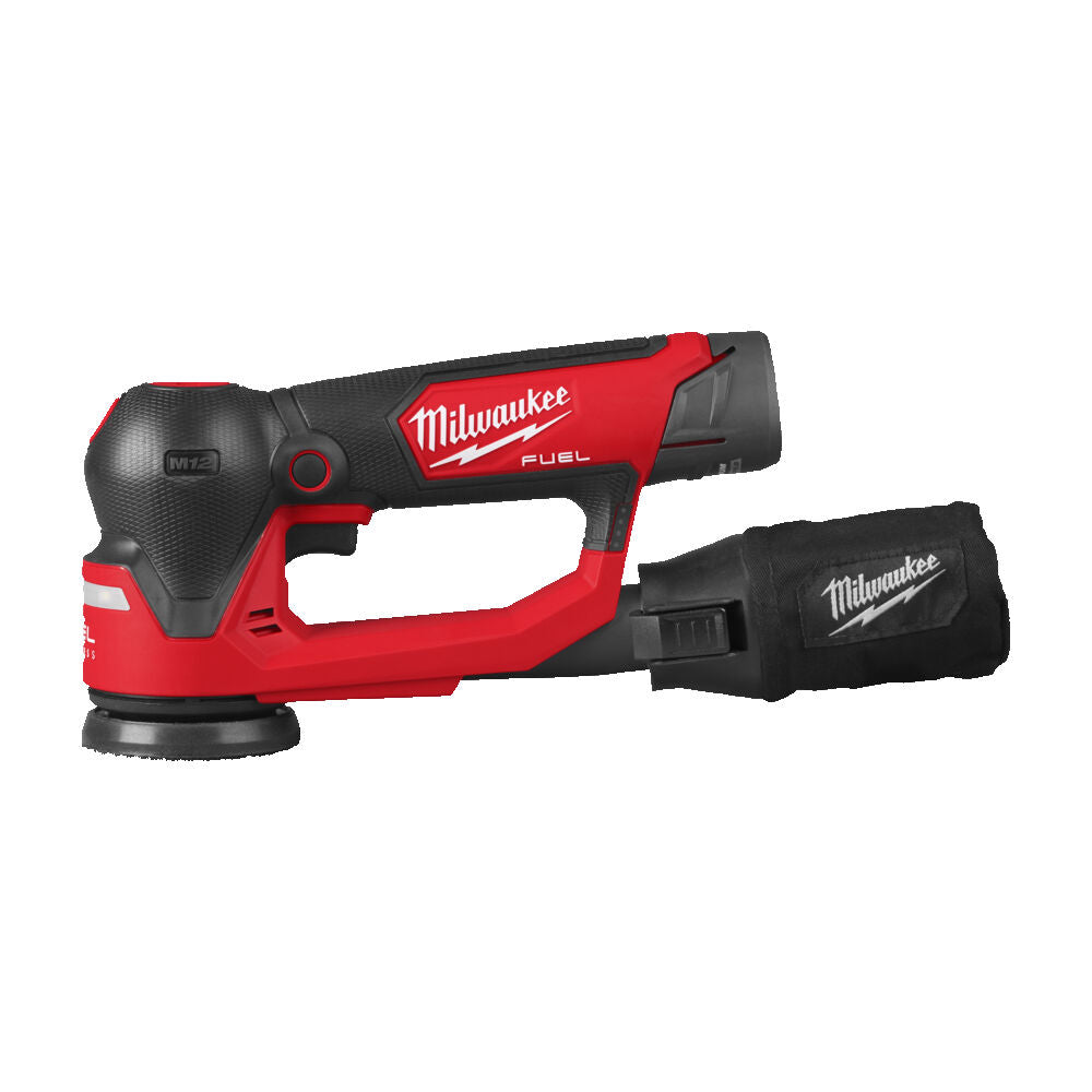 Milwaukee M12 FSDR75-202B - Levigatrice roto orbitale a batteria 12V - disco da 75 mm 