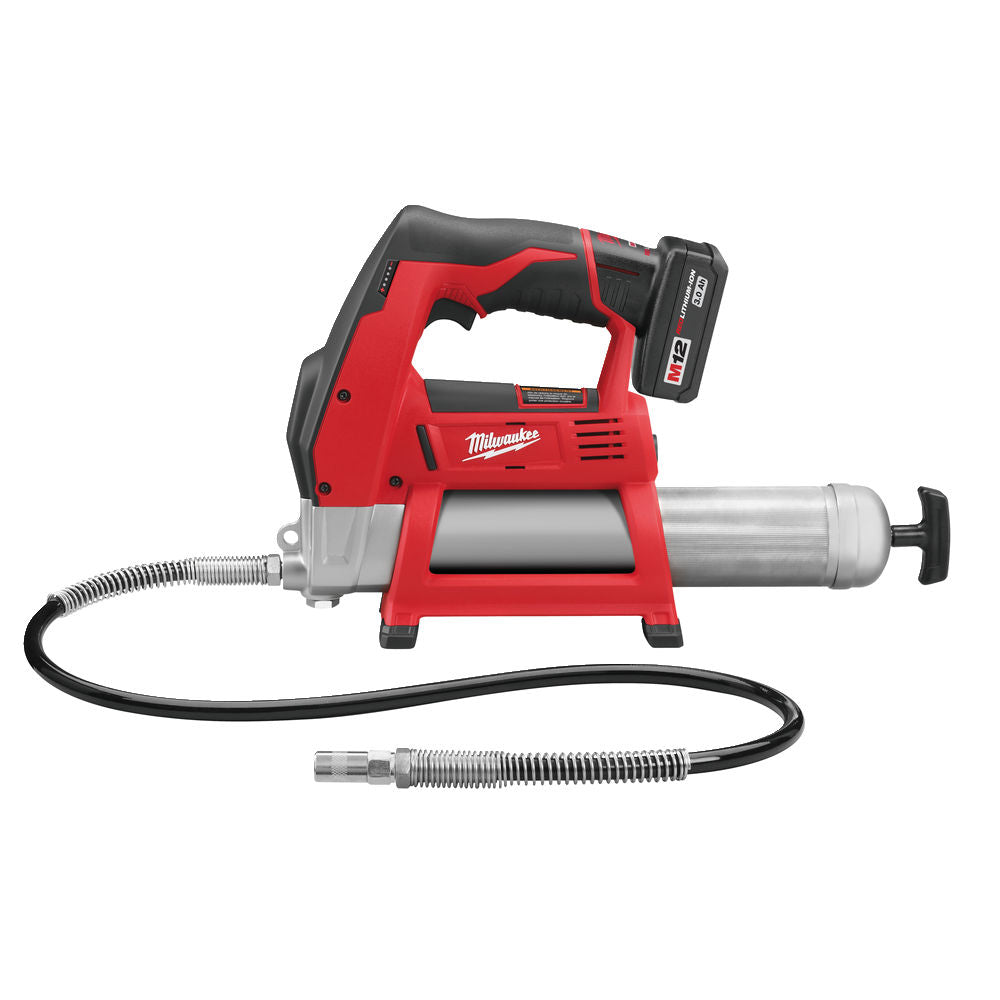 Milwaukee M12 GG-0 - Pistola ingrassatore per grasso 12V, solo corpo