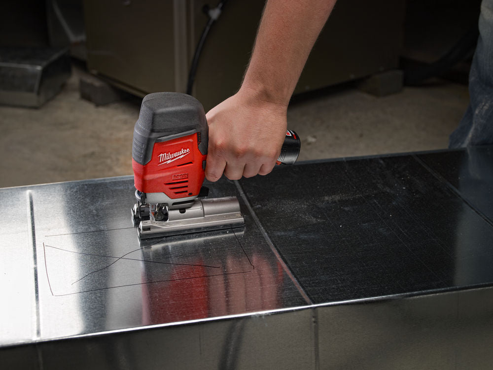 Milwaukee M12 JS-402B - Seghetto alternativo a batteria 12V, 2 x 4Ah