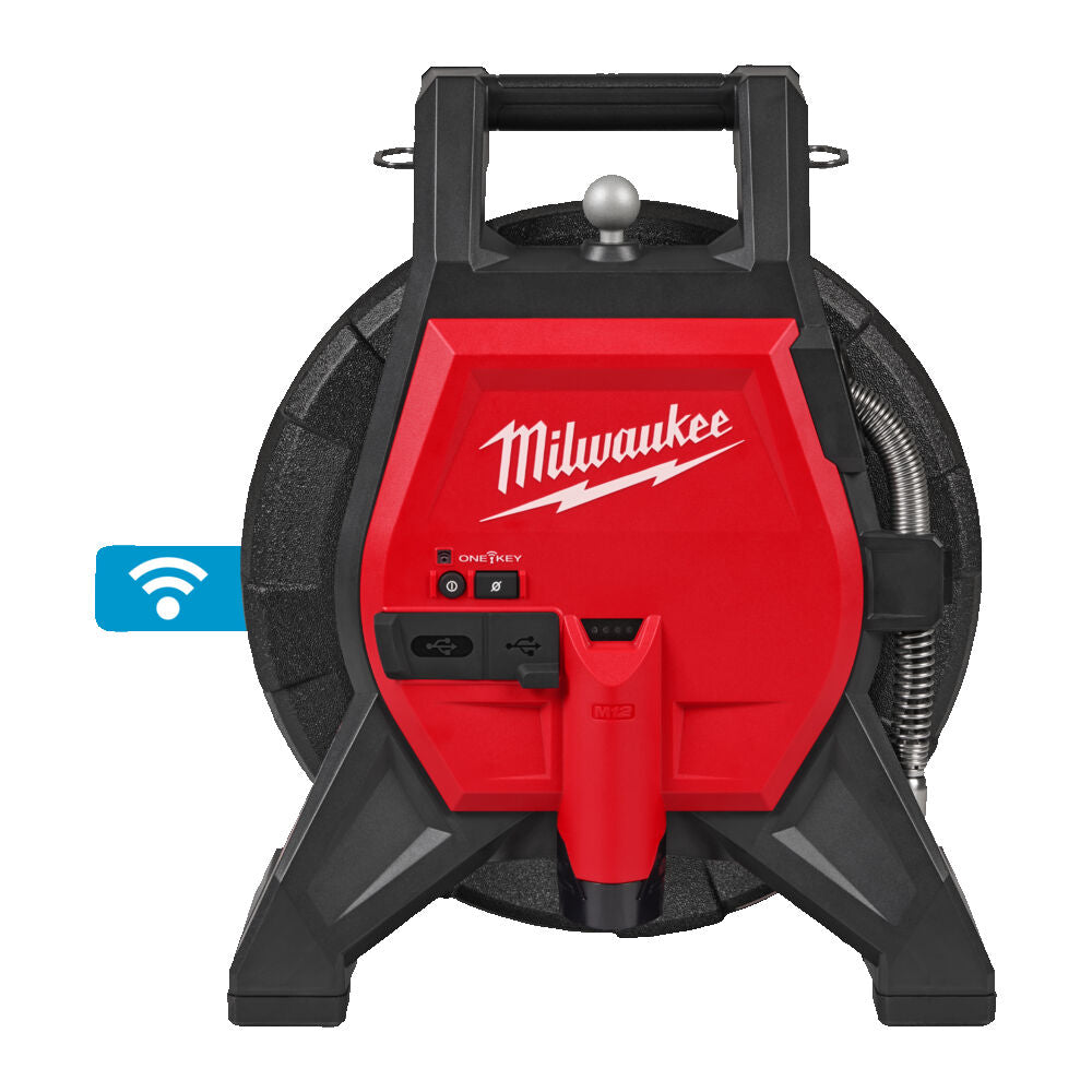 Milwaukee M12 SICO26-0 - Telecamera sonda video HD da ispezione a batteria 12V ONE-KEY - solo corpo - 26 metri autolivellante 