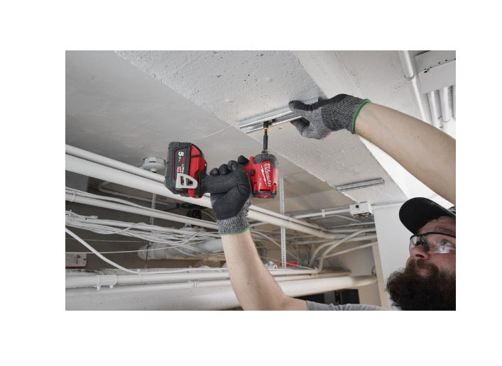 Milwaukee M18 FIDRQ-502X - Avvitatore a impulsi silenzioso da 1/4" trasmissione idraulica Surge - 2 x 5Ah
