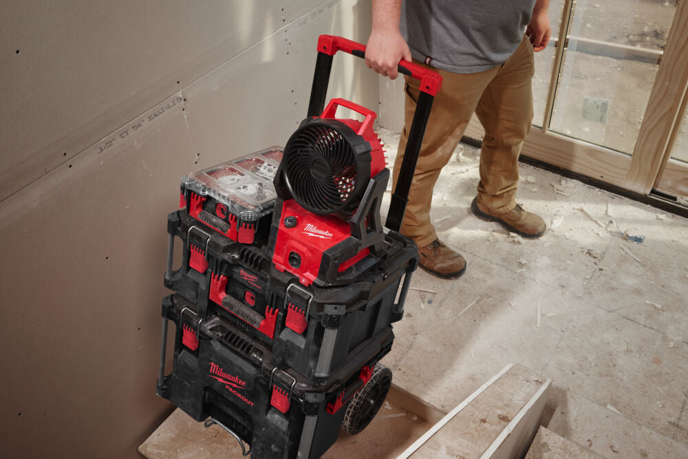 Milwaukee M18 AFG2 - Ventilatore Packout a batteria 18V e corrente 