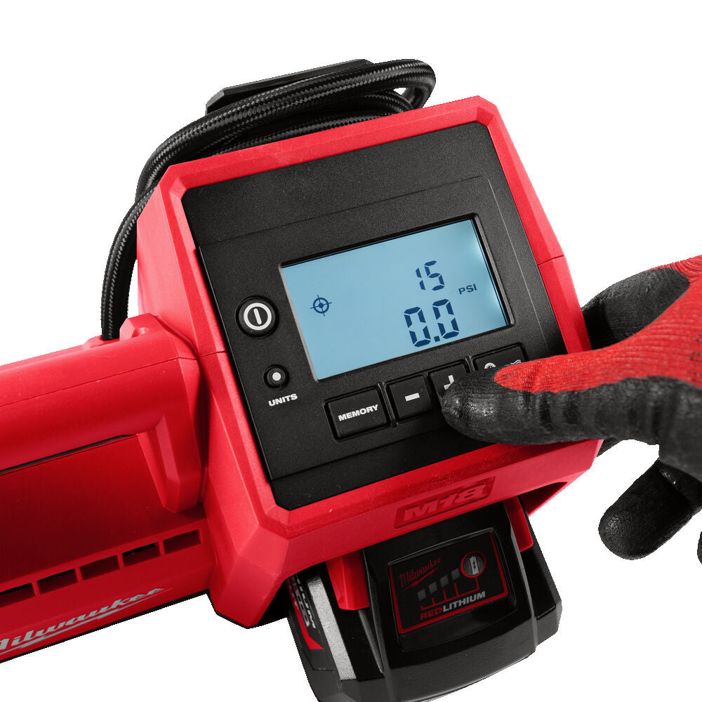 Milwaukee M18 BI-0 - Compressore a batteria 18V per pneumatici - solo corpo