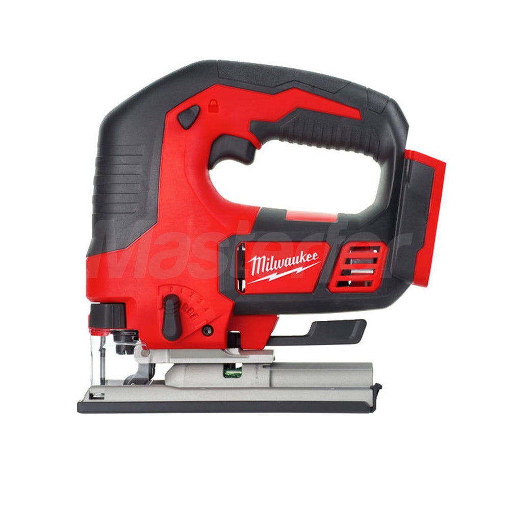 Milwaukee M18 BJS-0 Seghetto alternativo a batteria 18V, solo corpo macchina vista laterale