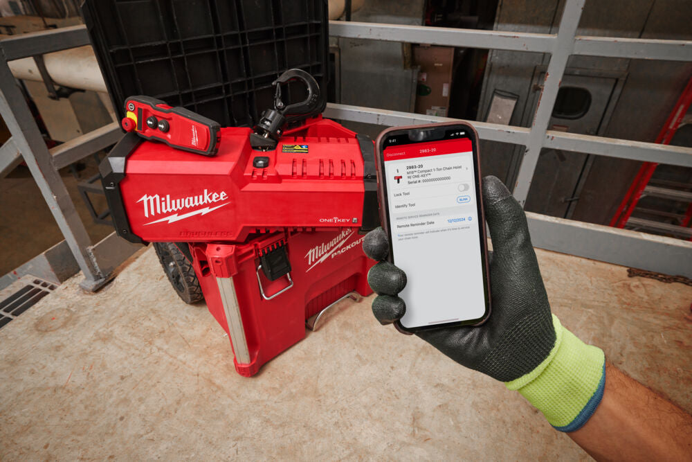 Milwaukee M18 BLCHTO-0 - Paranco argano a batteria 18V - OneKey - Carico 1 ton - solo corpo 