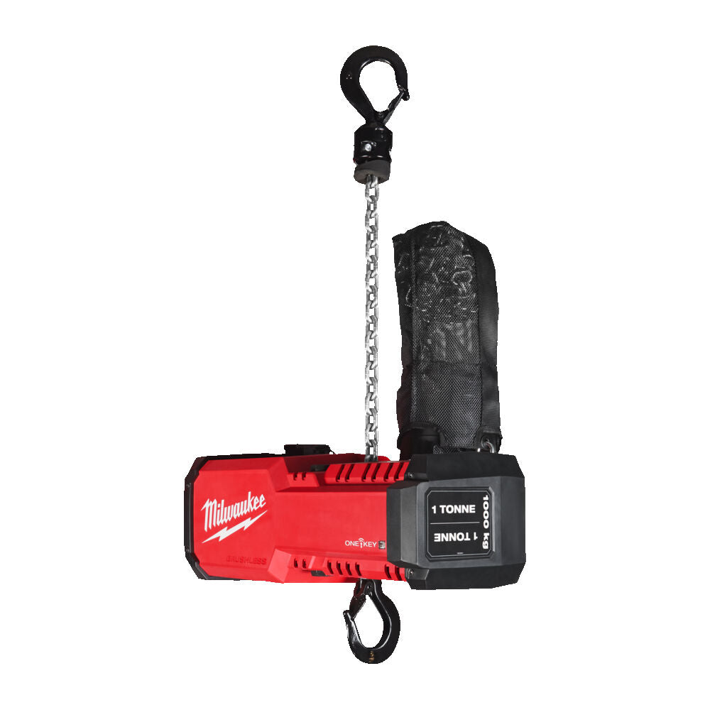 Milwaukee M18 BLCHTO-121 - Paranco argano a batteria 18V - OneKey - Carico 1 ton - 1 x 12Ah 