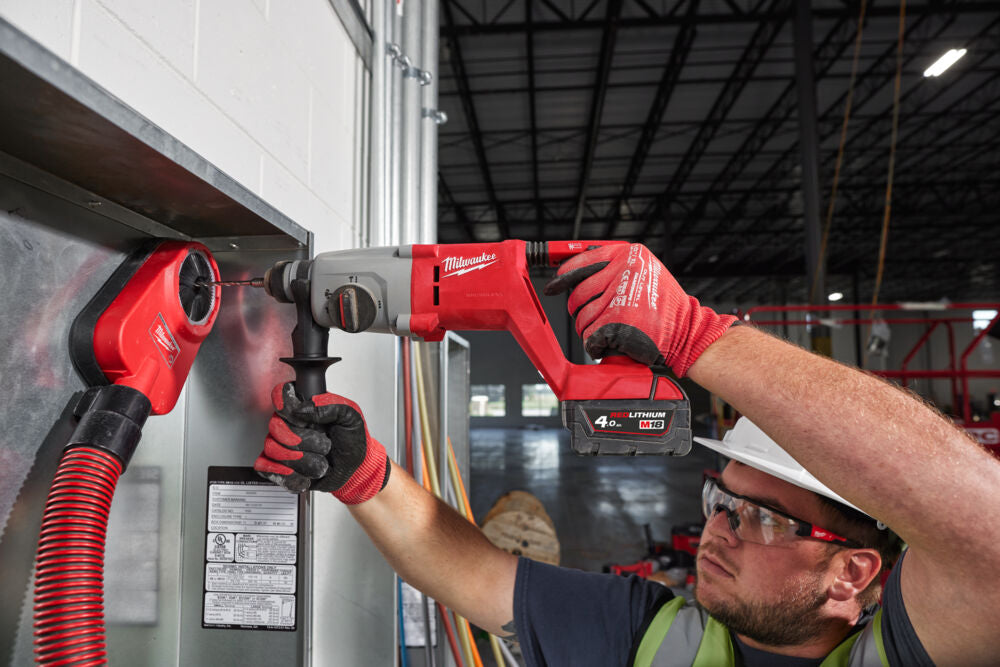 Milwaukee M18 BLHACD26-402X - Tassellatore SDS-Plus a batteria 26 MM in linea - 2 x 4Ah