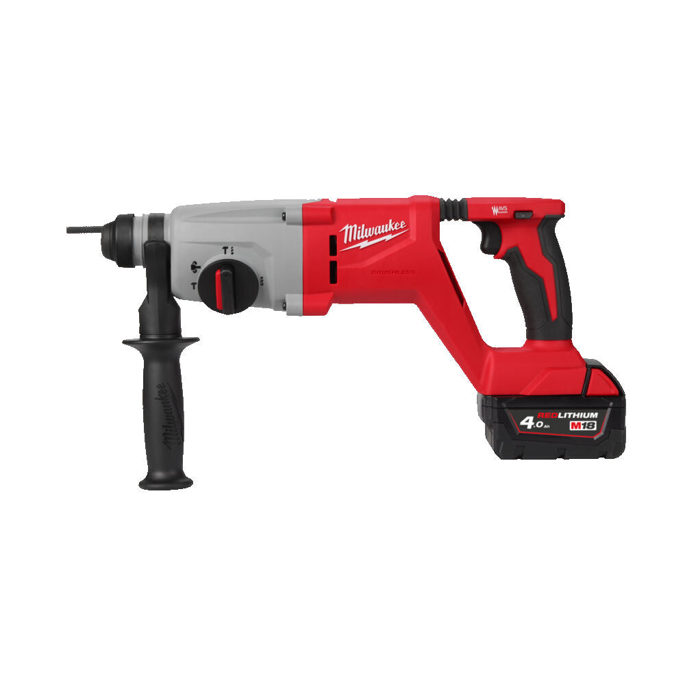Milwaukee M18 BLHACD26-402X - Tassellatore SDS-Plus a batteria 26 MM in linea - 2 x 4Ah