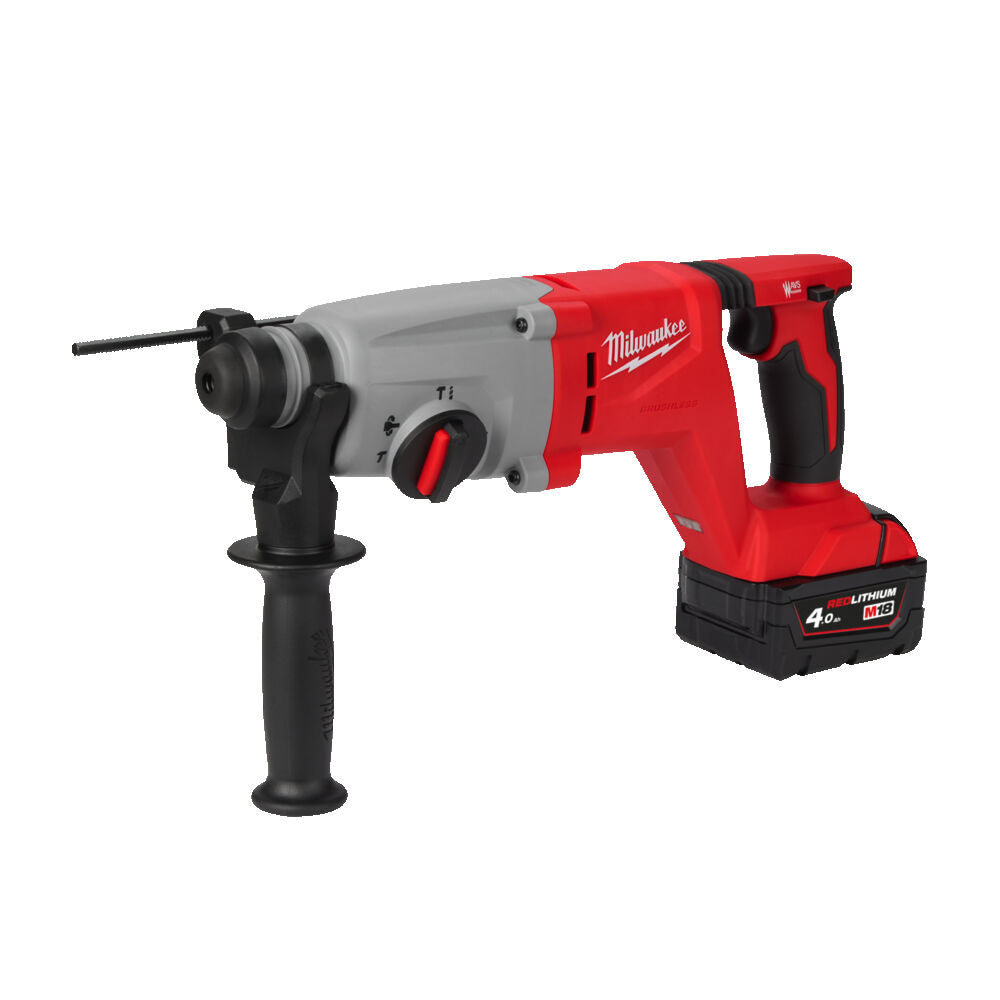 Milwaukee M18 BLHACD26-402X - Tassellatore SDS-Plus a batteria 26 MM in linea - 2 x 4Ah