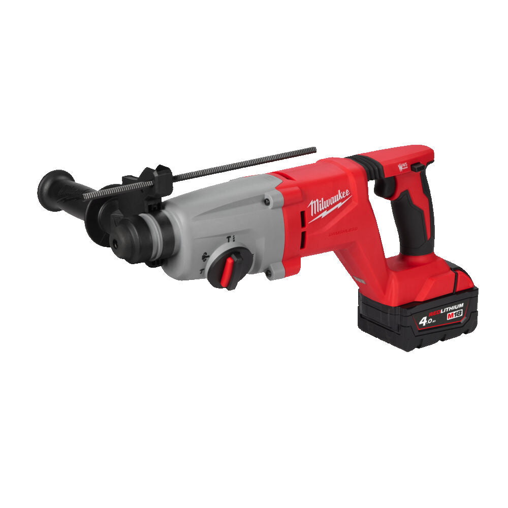 Milwaukee M18 BLHACD26-402X - Tassellatore SDS-Plus a batteria 26 MM in linea - 2 x 4Ah