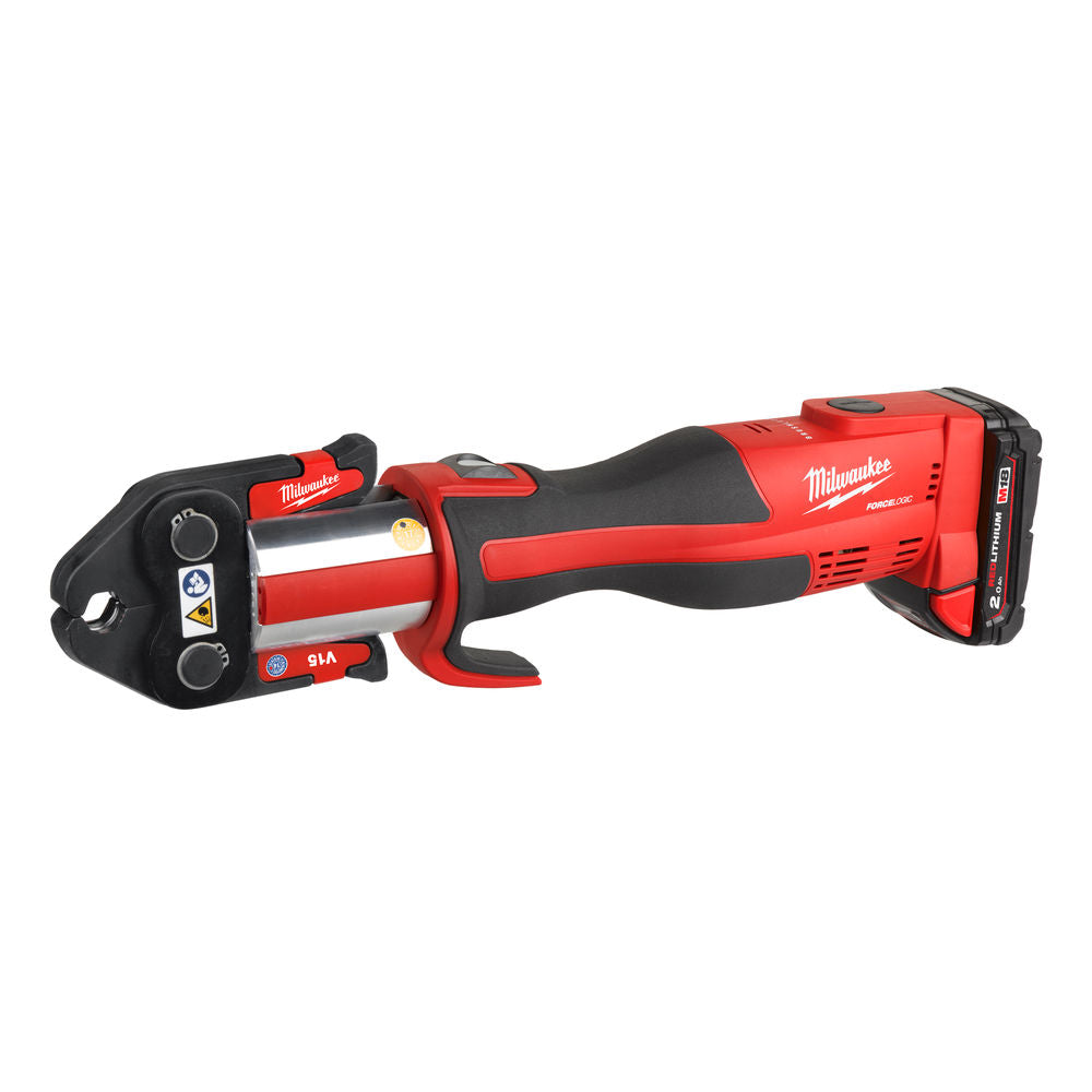 Milwaukee M18 BLHPT-202C TH-SET - Pressatrice idraulica FoceLogic a batteria 18V - Ganasce 16-20-32 -3 
