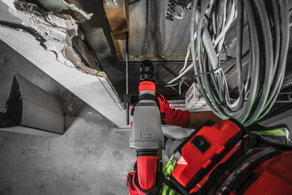 Milwaukee M18 FPP2AJ2-502X - Tassellatore SDS-Plus BLHX + Avvitatore a impulsi 1/2" FIW2F12