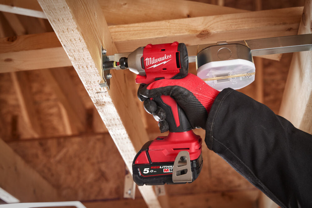 Milwaukee M18 BLIDR-502X - Avvitatore a impulsi da 1/4" a batteria 18V FUEL - 2 x 5Ah