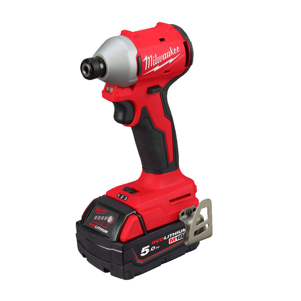 Milwaukee M18 BLIDR-502X - Avvitatore a impulsi da 1/4" a batteria 18V FUEL - 2 x 5Ah