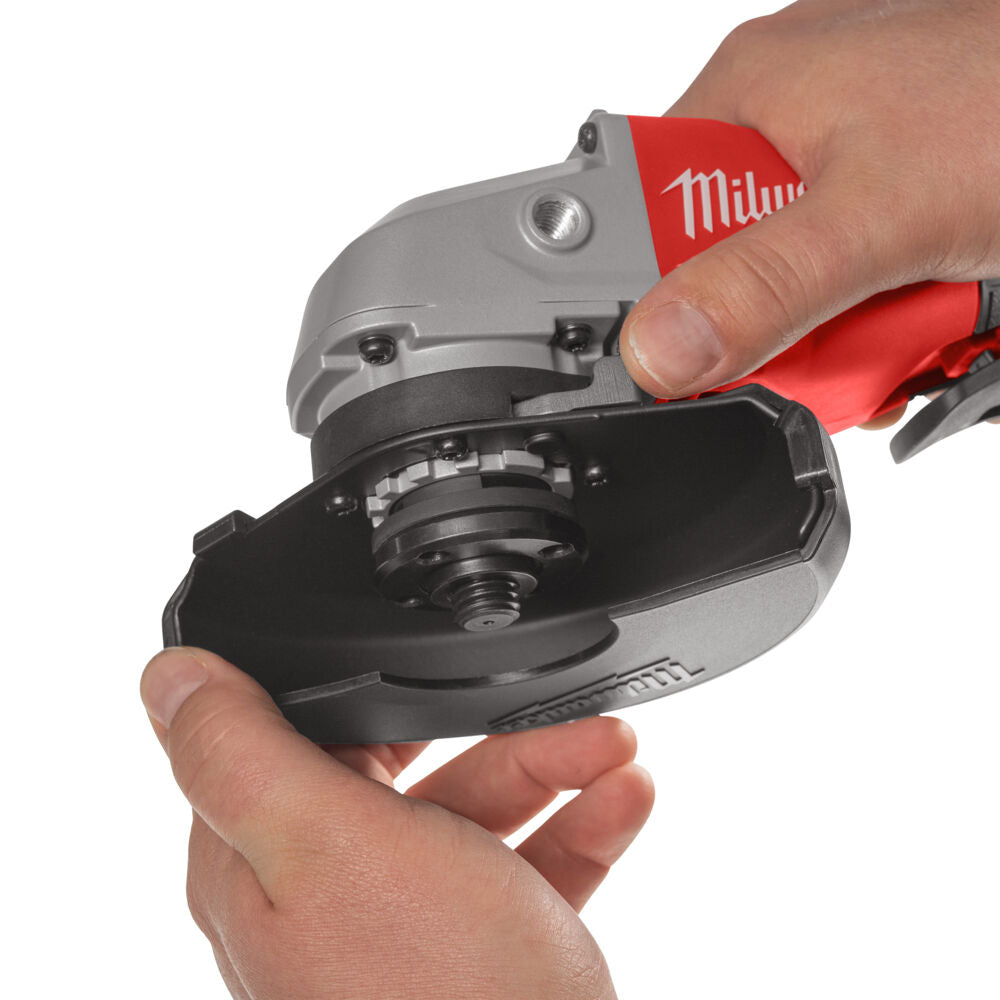 M18 BLSAG125XPD-0X - Smerigliatrice angolare a batteria M18 compatta, interruttore a paletta - solo corpo valigia