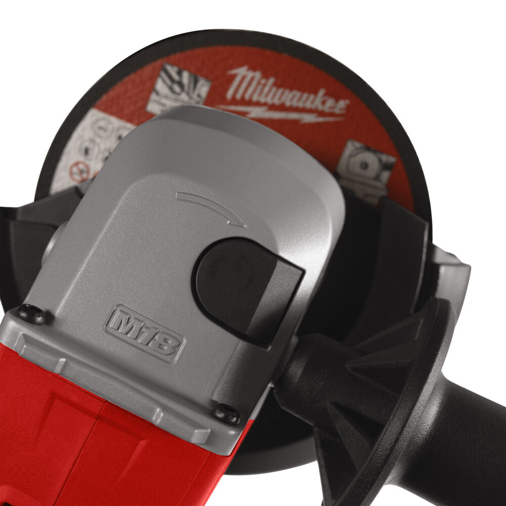 M18 BLSAG125XPD-0X - Smerigliatrice angolare a batteria M18 compatta, interruttore a paletta - solo corpo valigia