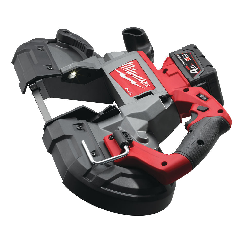 Milwaukee M18 CBS125 - Sega a nastro a batteria Fuel, 2 x 5Ah