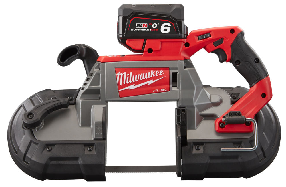 Milwaukee M18 CBS125 - Sega a nastro a batteria Fuel, 2 x 5Ah