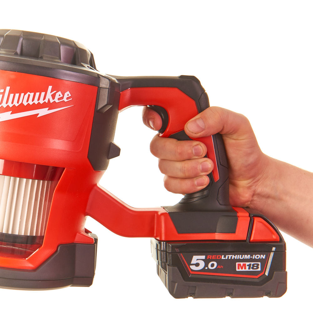 Milwaukee M18 CV-0 - Aspiratore compatto a batteria M18 Fuel classe, solo corpo
