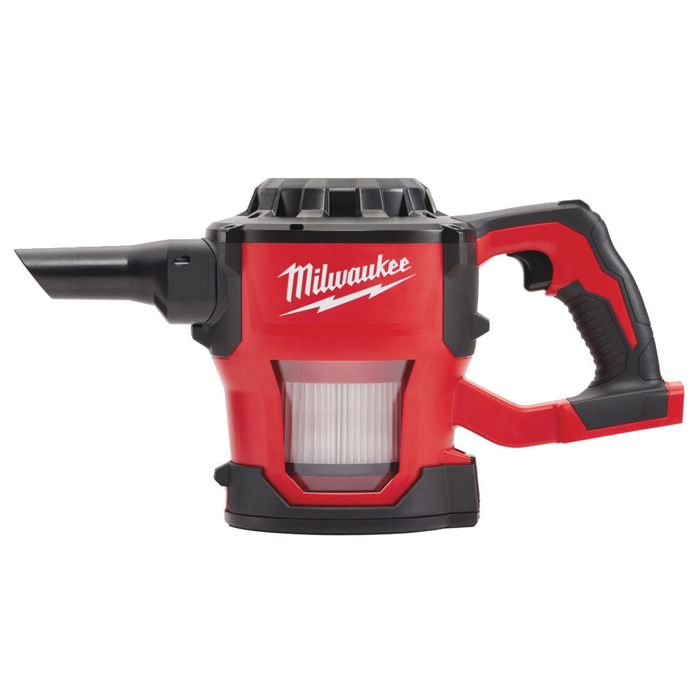 Milwaukee M18 CV-0 - Aspiratore compatto a batteria M18 Fuel classe, solo corpo