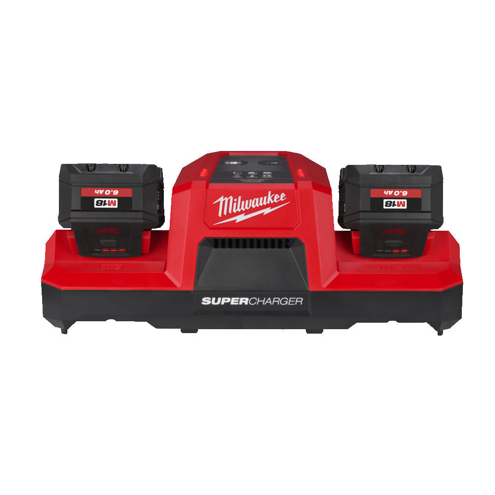 Milwaukee M18 DBSC - Caricabatterie simultaneo 18V super rapido 