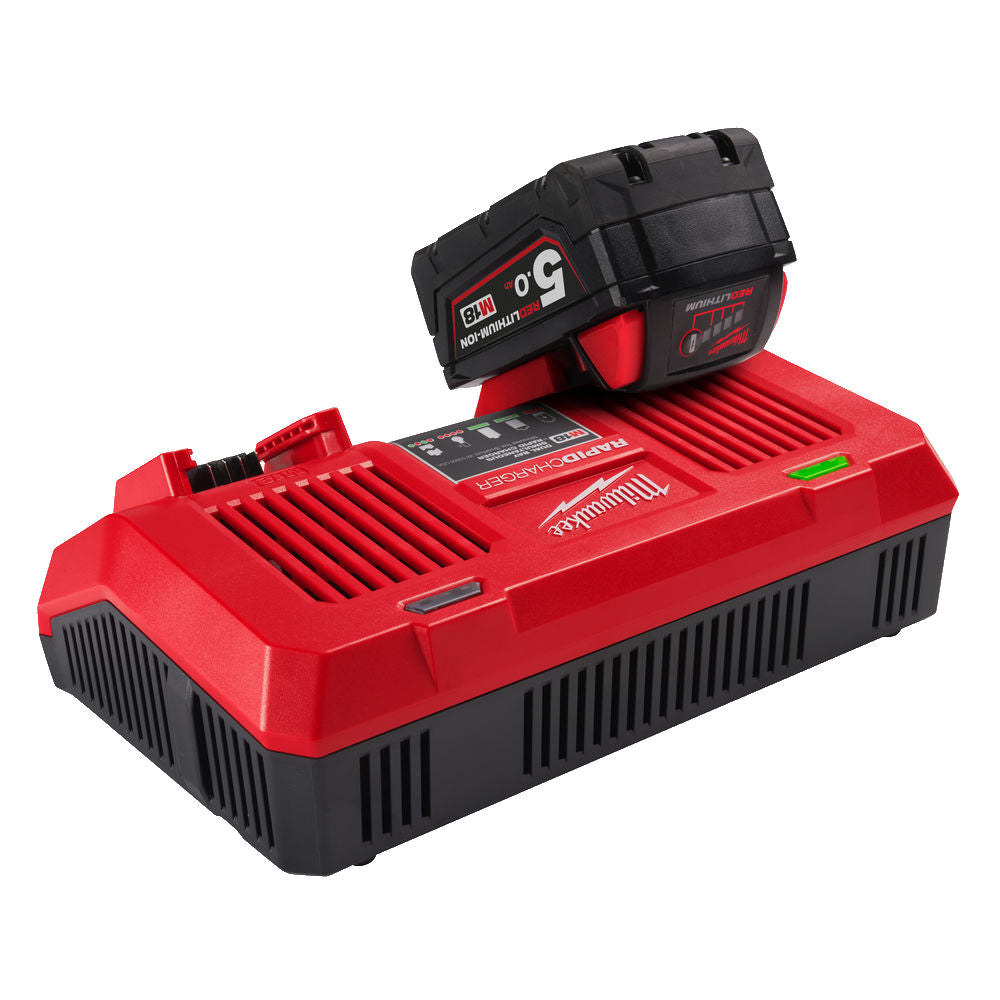Milwaukee M18 DFC - Caricabatterie simultaneo per batterie M18 