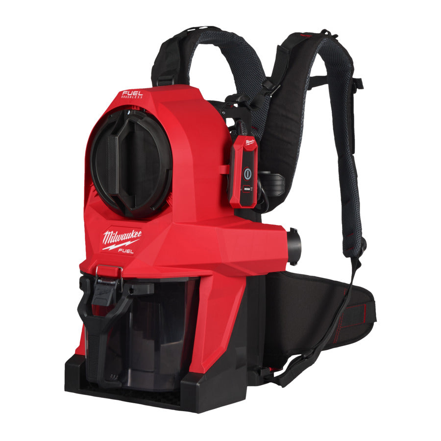 Milwaukee M18 FBPV2-0 - Aspiratore aspirapolvere spalleggiato a batteria 18V - classe L - solo corpo 