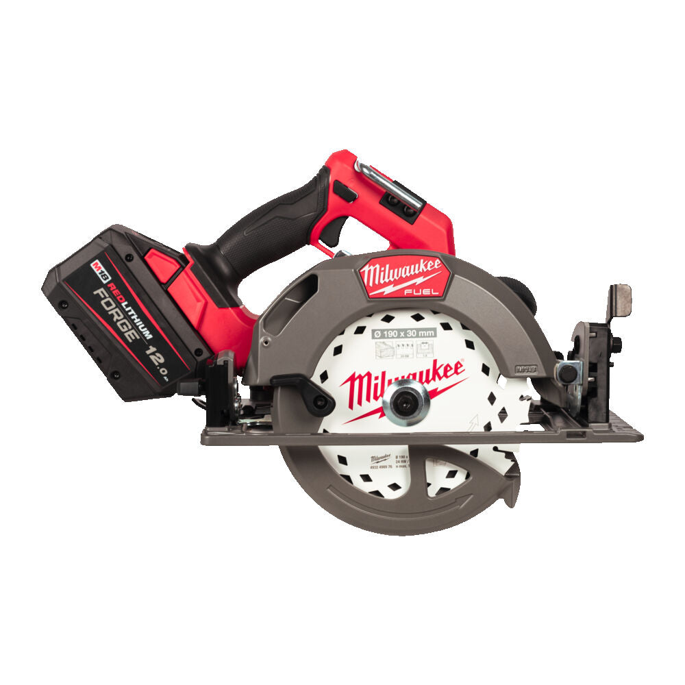 Milwaukee M18 FCS66GR3-121C  - Sega circolare 66mm per legno compatibile con guida - disco da 190 mm - 1 x 12Ah FORGE