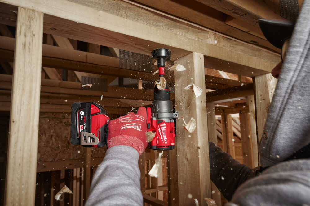 Milwaukee M18 FDD3 - Trapano avvitatore a batteria, motore brushless - 2 x 5Ah