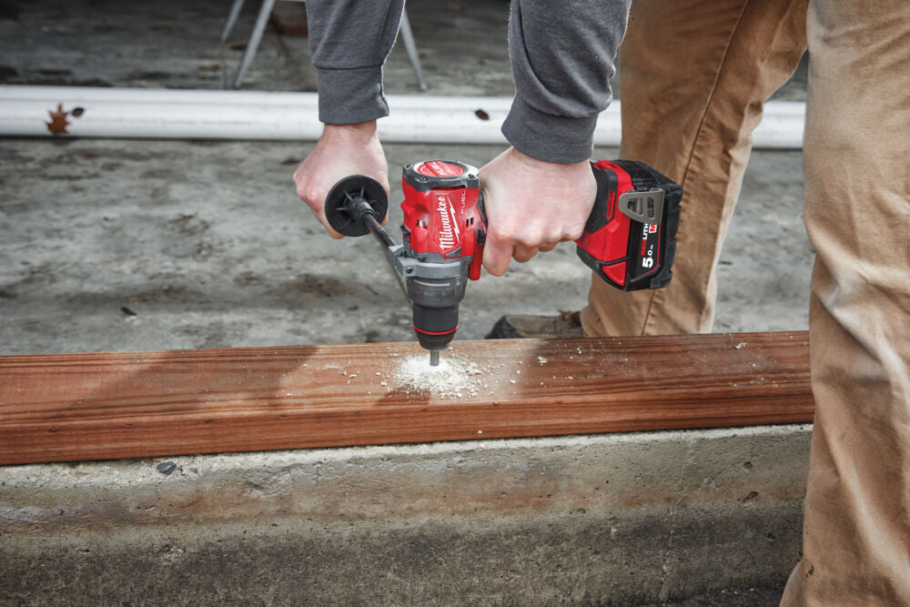 Milwaukee M18 FDD3 - Trapano avvitatore a batteria, motore brushless - 2 x 5Ah