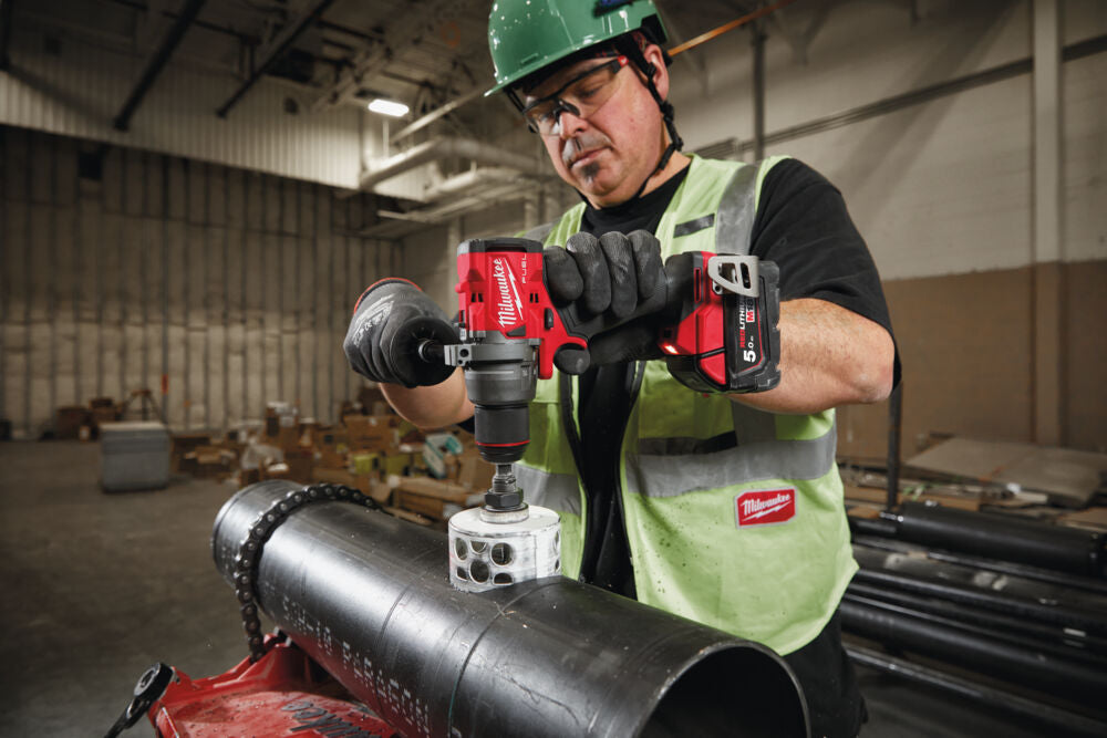 Milwaukee M18 FDD3 - Trapano avvitatore a batteria, motore brushless - 2 x 5Ah