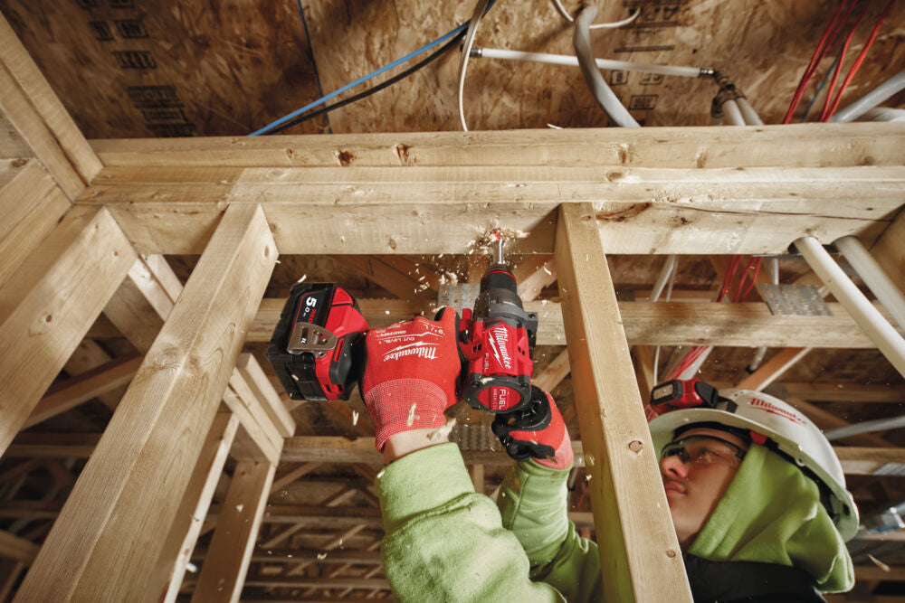 Milwaukee M18 FDD3 - Trapano avvitatore a batteria, motore brushless - 2 x 5Ah